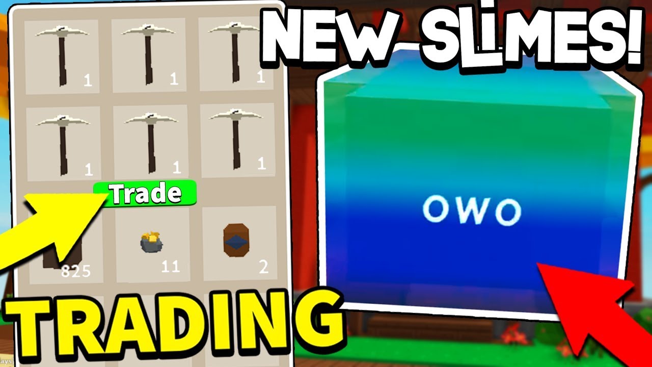 Trading New Totems And Slimes In Skyblock Update Soon Roblox - trading in roblox skyblock