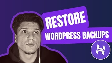 How Do I Restore Wordpress Backups Onhostinger Website Builder
