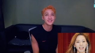 bang chan react “me!” (taylor swift) cover by tzuyu twice ft bang chan
