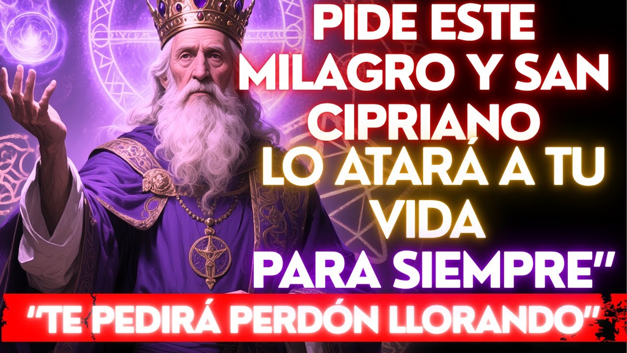 “💘 Oración secreta a San Cipriano: amarra su mente, su corazón y su voluntad 💔✨”