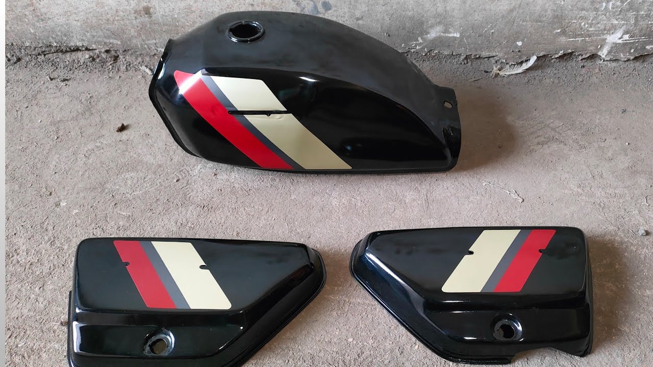 CD 100 SS motorcycle petrol Tank Repaint full details how to paint