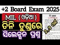 tini tundare 2 3 mark selection question | tini tundare odia question answer 2 3 mark