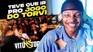 (PEGOU FOGO!😂😂) TORVI X VITU (PE) | React 1ª FASE - BATALHA DO COLISEU