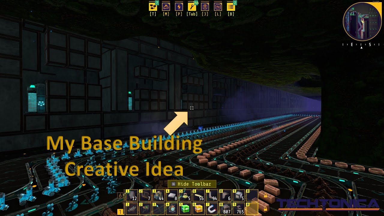 Techtonica My Base Building Creative Idea - YouTube