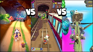 Crash Bandicoot vs Subway Surfers vs Temple Run screenshot 4