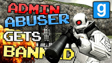 Admin Abuser Gets Banned | Gmod Admin on Duty