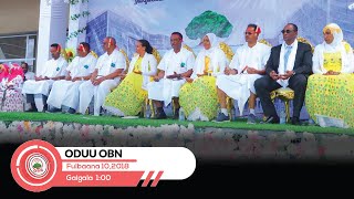 Oduu Galgala Sa'aatii 1:00 OBN Fulbaana 10,2018