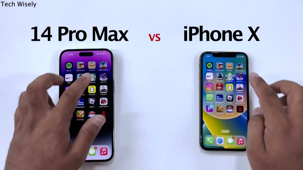 iPhone 14 Pro Max vs iPhone X - SPEED TEST 