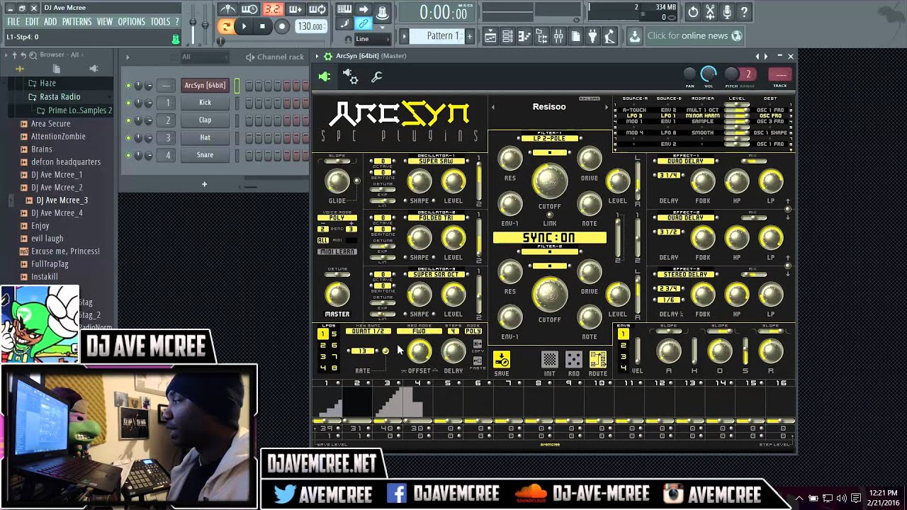 Review: SPC plugins Arcsyn modulation VST synth