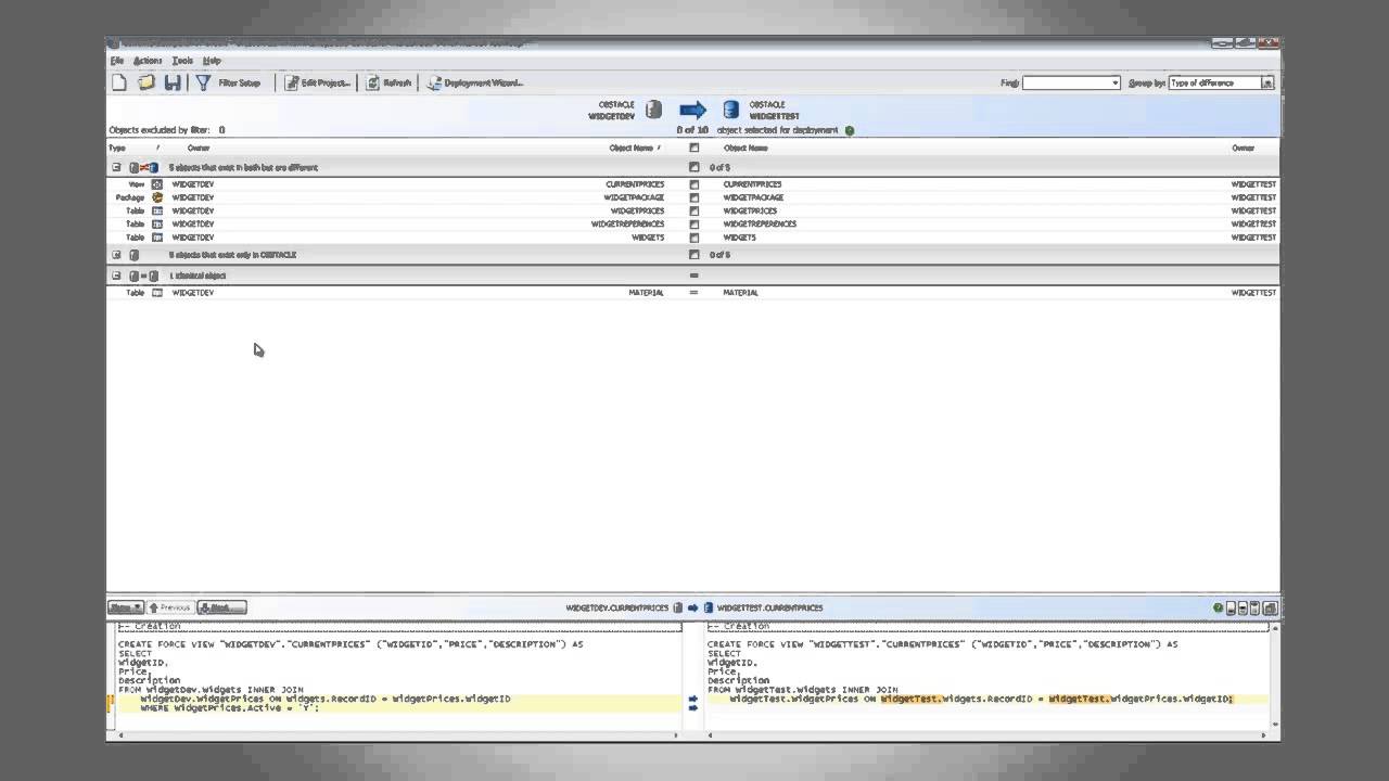 How To Compare Two Tables Data In Oracle Sql Developer