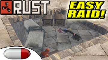 Rust Raid: ANOTHER EASY JACKPOT - Low-Cost Ladder Hatch Eco Raid - JUICE | vanilla ( Rust Raids )