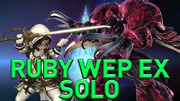 FFXIV Ruby Weapon EXTREME Solo (Cinder Drift EX, 7.05)