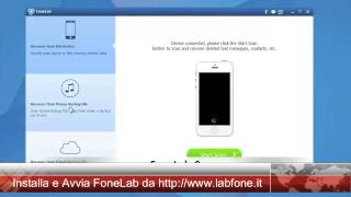 Recupero Dati Cancellati su iPhone con FoneLab
