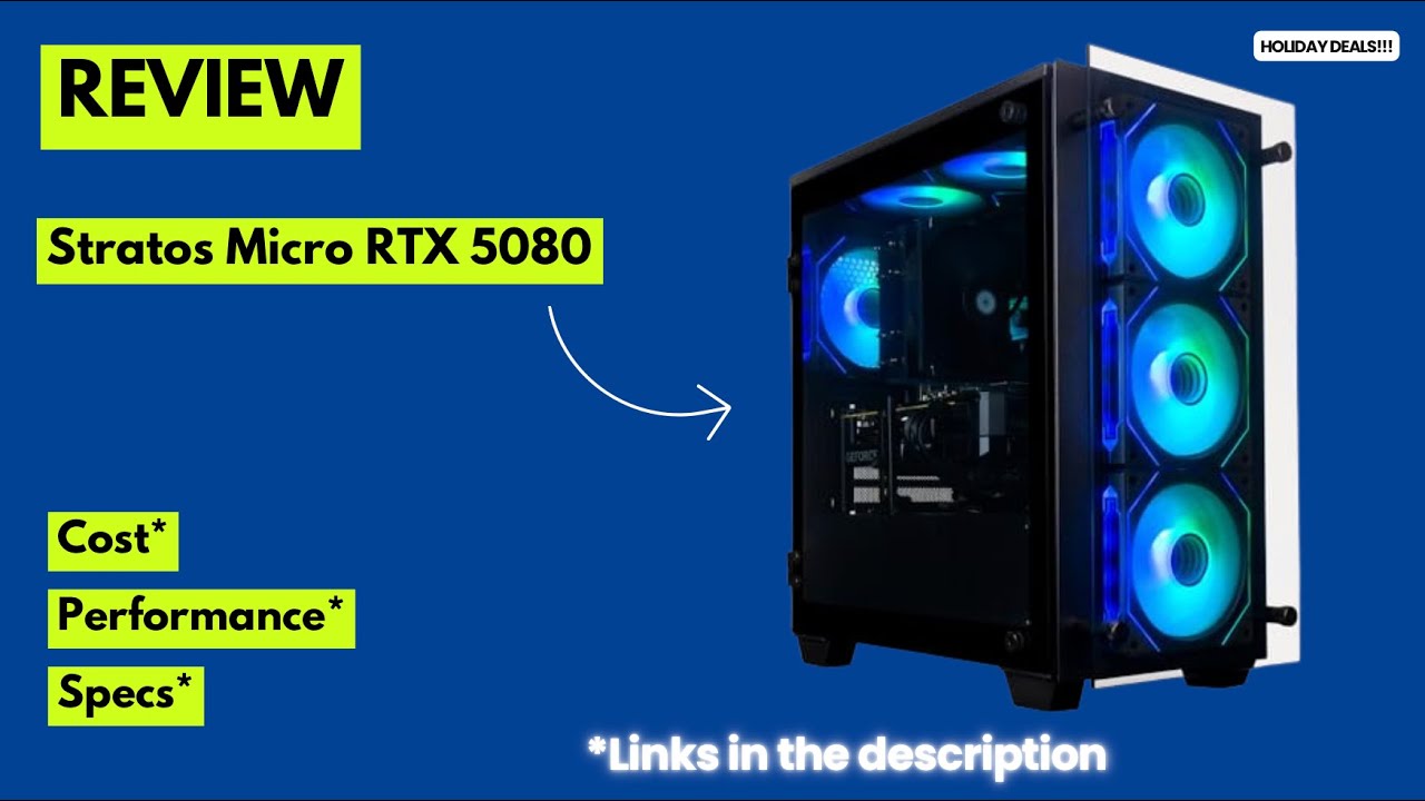 Обзор игровой настольной системы Stratos Micro RTX 5080: процессор Ryzen 7 9800X3D, 96 ГБ DDR5, S...