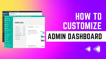 How to Customize WordPress Admin Dashboard 2022 | WordPress Tutorial 2022