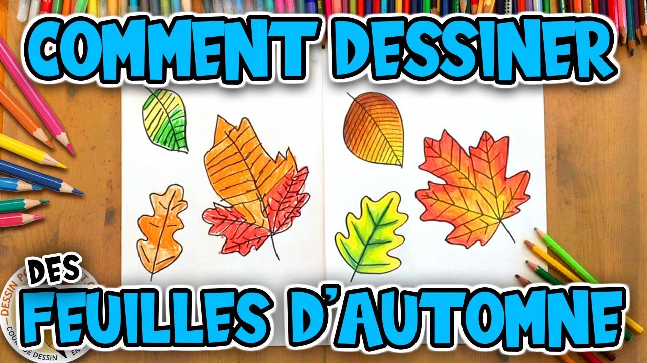 Comment dessiner des FEUILLES D'AUTOMNE facilement