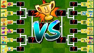 PvZ 2 BIG Tournament - Who Will Win? - Plant vs Plant Challenge