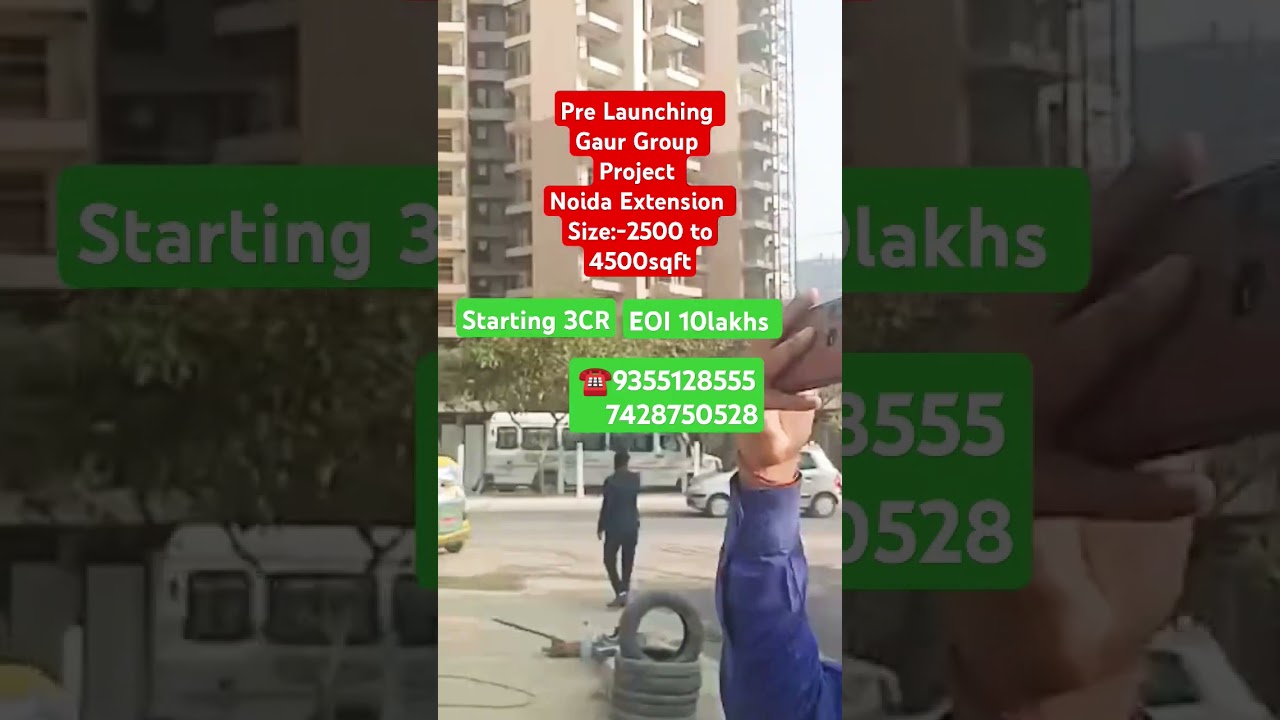 Gaur Pre Launching Project: Best Investment Opportunity in Noida Extension!