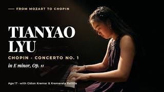 17 Years Old Tianyao Lyu Perform Chopin Piano Concerto No 1 in E minor
