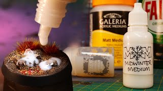 Midwinter Medium: cheap, easy, and amazing  DIY minipainting essential