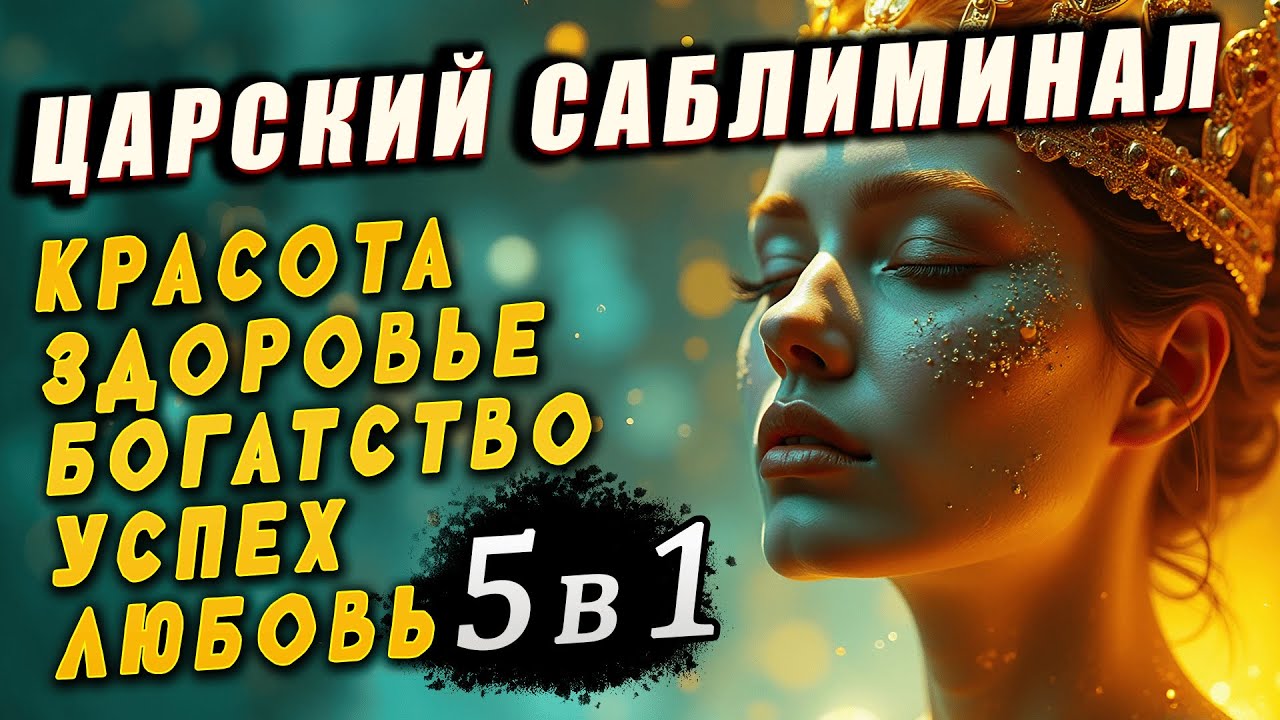 👑ТЫ ПОЛУЧИШЬ ЖИЗНЬ СВОЕЙ МЕЧТЫ! КРАСОТА, ЛЮБОВЬ, БОГАТСТВО, ЗДОРОВЬЕ, САМООЦЕНКА! ЦАРСКИЙ САБЛИМИНАЛ
