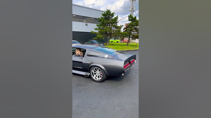 Listen to this sweet 1968 Ford Mustang Fastback Licensed Eleanor powered by a 5.0L Coyote V8!