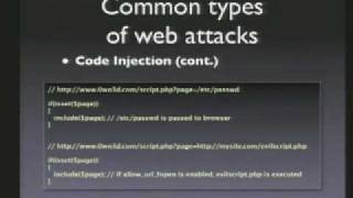 CERIAS Security: Real World Web Application Security 3/6