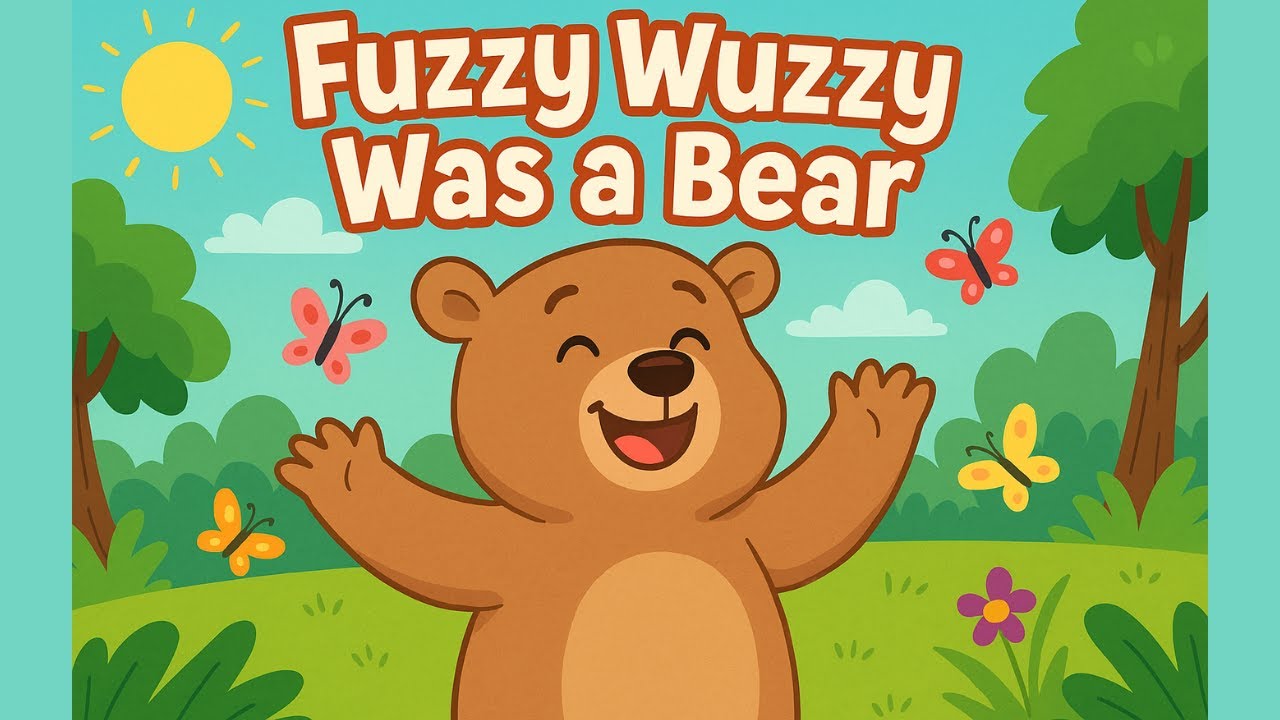 Fuzzy Wuzzy Was a Bear | Fun Animal Action Song for Preschoolers