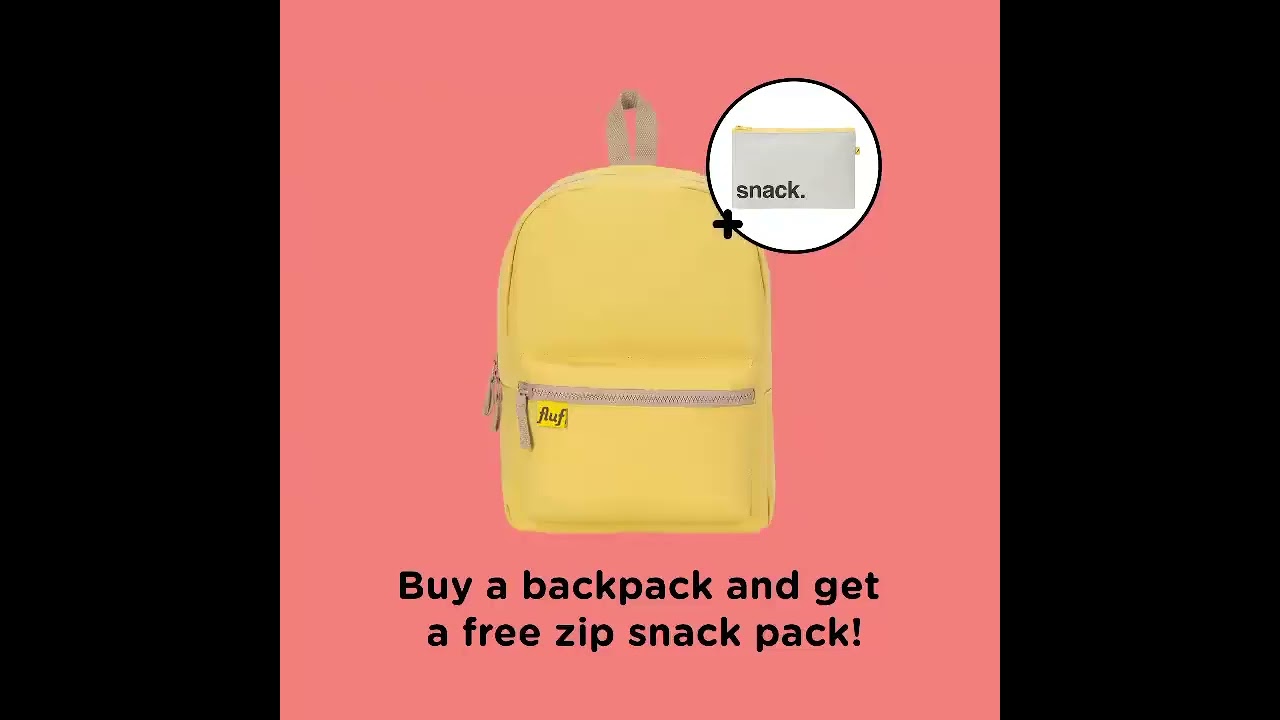 🎒Get the ultimate snack companion with the purchase of a backpack!