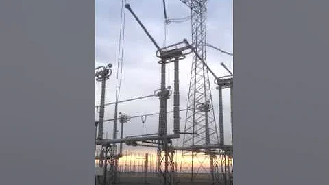 500kv air switches being closed