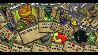 Wizard101 All Learnable Death Spells (1-160)