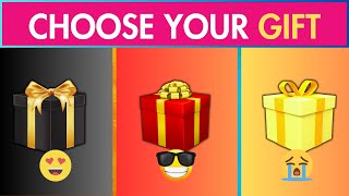 CHOOSE YOUR GIFT 🎁 | Black, Red or Yellow 🖤💗💛 | Find out how Lucky you are 😍 | #chooseyourgift by Tell me Facts & Quizzes 787 views 1 month ago 6 minutes, 1 second