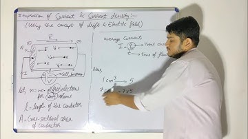 electric current and current density in hindi🙂,. class 12 physics