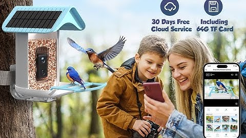 Auxco smart bird feeder | Intelligent Bird Feeder Camera For Bird Lovers