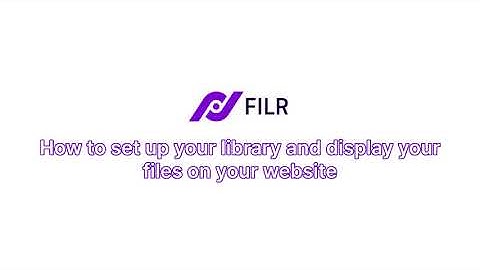 How to set up and list your first document library with Filr