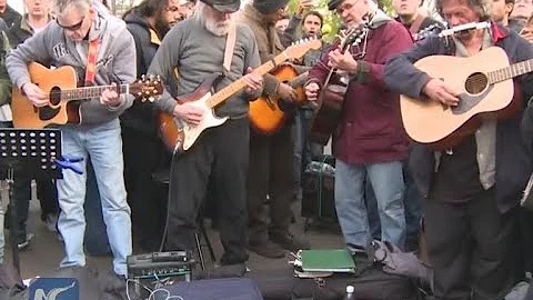 Fans remember John Lennon at Strawberry Fields in NYC