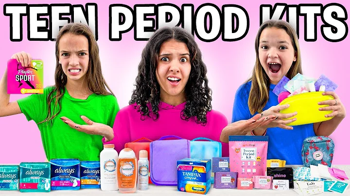 i Bought My SiSTERS the ULTiMATE PERiOD Survival KiTs! [TEEN GiRLS Period Talk]