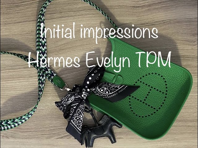 【希少♡】HERMES エブリン Evelyne TPM 16 Initial Impressions Review Of My Hermes Evelyne TPM 16 - YouTube