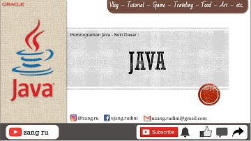 01. Java - Seri Dasar Pemrograman Java | Bahasa Indonesia