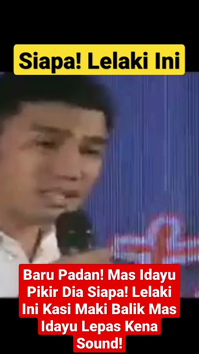 ‼️Siapa Lelaki Ini ? Mas Idayu  Kena 'Maki' Habis#viralshorts #beritaterkini#beritaterbaru #masidayu