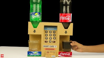 How to Make Coca Cola and Sprite Fountain Machine at Home