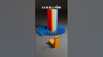 Wow Satisfying Domino Effect with 24000 colourful Cubes   Demolition #satisfying #animation #blender