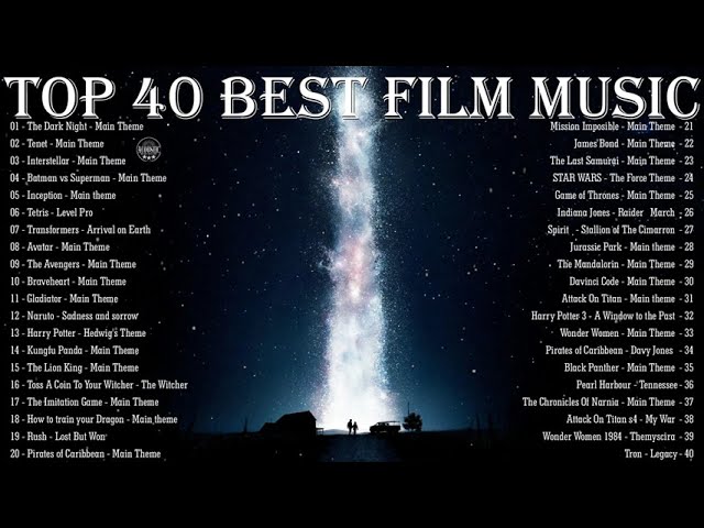 [ NON STOP 169 Minutes ]TOP 40 MOVIE SOUNDTRACKS ALL TIME|🎵Beautiful Piano Best Film Music class=