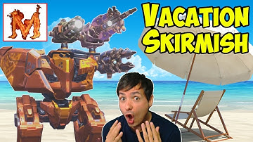 War Robots Vacation Skirmish Mixed Fun Gameplay WR