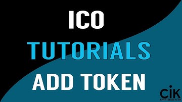 ICO For Beginners - Add Token in MEW, Parity, Mist, MetaMask