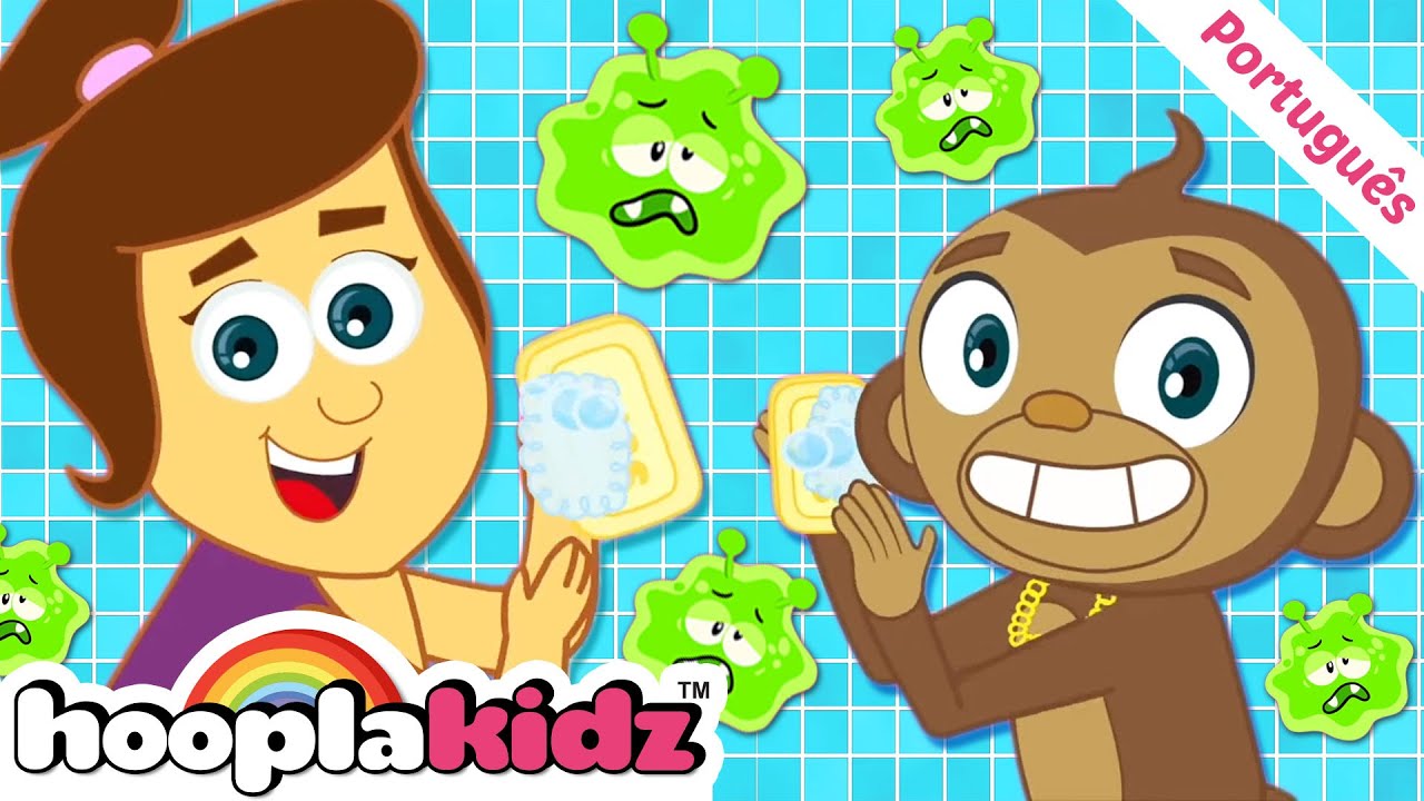 HooplaKidz Brasil | Vamos lavar as mãos!! 🧼👏 | Músicas Infantis