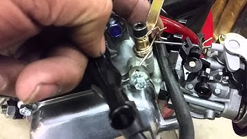 Motorized Drift Trike build throttle assembly.