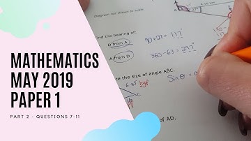 May 2019 Maths SEC Paper 1 (Part 2):  O