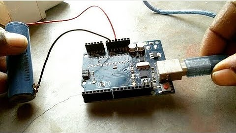 Charge 3.7 volt battery with old Arduino uno board