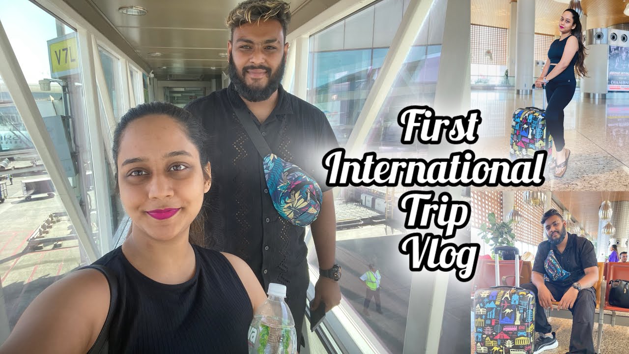 New Konkani Video  First International Trip Vlog  by Sanford and Aleka